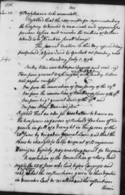 Thumbnail for Transcript Journals, 1775-79 > May 14, 1776-Sept. 2, 1777 (Vol 4)