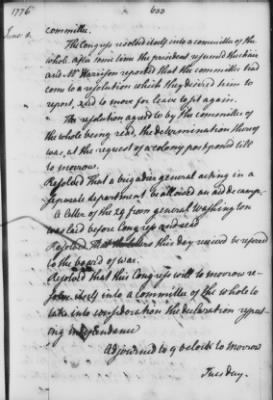 Transcript Journals, 1775-79 > May 14, 1776-Sept. 2, 1777 (Vol 4)