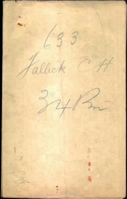 Thumbnail for Fallick > Fallick, Cecil Harcourt (429/633)