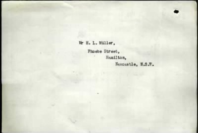 Thumbnail for Miller > Miller, Frederick Stanley (2212)