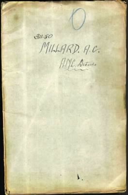 Thumbnail for Millard > Millard, Alfred Charles (3450)