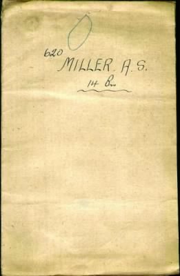 Thumbnail for Miller > Miller, Arthur Skilton (620)