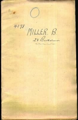 Thumbnail for Miller > Miller, Benjamin (4173)