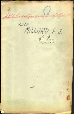 Thumbnail for Millard > Millard, Fredrick John (2393)