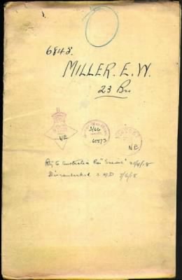 Thumbnail for Miller > Miller, Edward Woodman (6845)