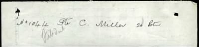 Thumbnail for Miller > Miller, Charles (1044)