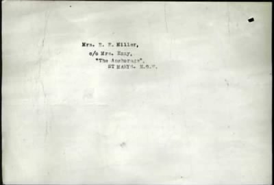 Thumbnail for Miller > Miller, Cecil George William (3065)