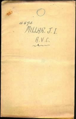 Thumbnail for Millar > Millar, John Irvine (4574)