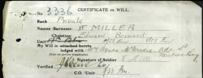 Thumbnail for Miller > Miller, Edward Bernard (328)