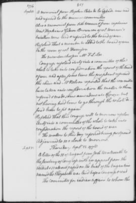 Transcript Journals, 1775-79 > May 14, 1776-Sept. 2, 1777 (Vol 5)