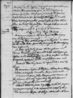 Rough Journals, 1774-89 > Aug 25 - Oct 13, 1778 (Vol 18)