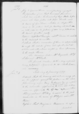 Thumbnail for Transcript Journals, 1775-79 > May 14, 1776-Sept. 2, 1777 (Vol 5)