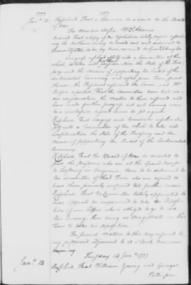 Thumbnail for Transcript Journals, 1775-79 > May 14, 1776-Sept. 2, 1777 (Vol 5)