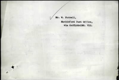 Thumbnail for Farrell > Farrell, William Ambrose (56)