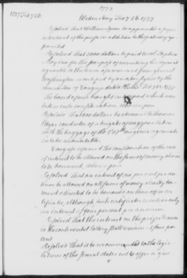 Thumbnail for Transcript Journals, 1775-79 > May 14, 1776-Sept. 2, 1777 (Vol 6)