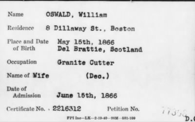 Thumbnail for 1866 > OSWALD, William