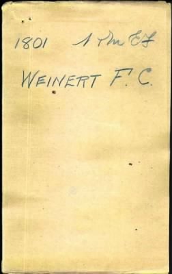 Thumbnail for Weinert > Weinert, Frederick (1801)