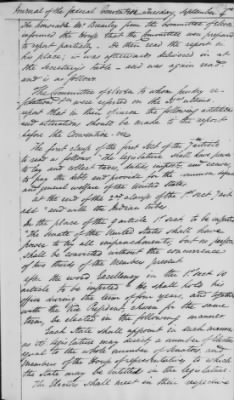 Thumbnail for Journal of the Constitutional Convention May 14-Sept 17, 1787 > Vol 1: Formal Journal of the Proceedings of the Convention, May 14-Sept. 15, 1787