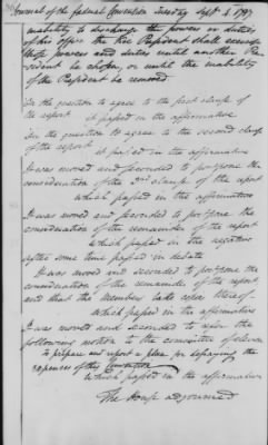 Journal of the Constitutional Convention May 14-Sept 17, 1787 > Vol 1: Formal Journal of the Proceedings of the Convention, May 14-Sept. 15, 1787