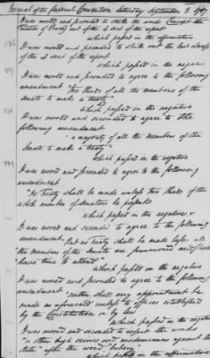 Thumbnail for Journal of the Constitutional Convention May 14-Sept 17, 1787 > Vol 1: Formal Journal of the Proceedings of the Convention, May 14-Sept. 15, 1787