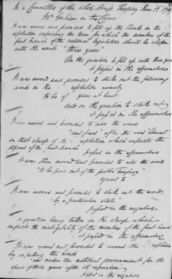 Journal of the Constitutional Convention May 14-Sept 17, 1787 > Vol 2: Journal of the Proceedings of the Committee of the Whole House, May 30-June 19, 1787