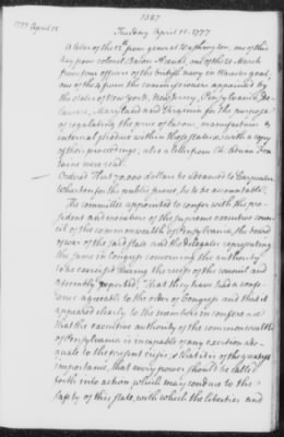 Thumbnail for Transcript Journals, 1775-79 > May 14, 1776-Sept. 2, 1777 (Vol 6)