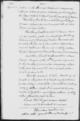 Transcript Journals, 1775-79 > May 14, 1776-Sept. 2, 1777 (Vol 6)