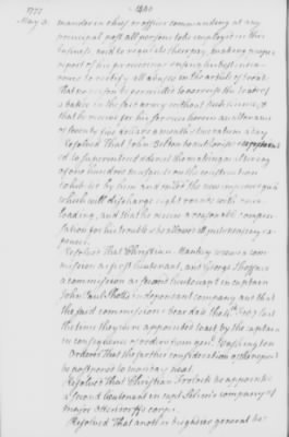 Thumbnail for Transcript Journals, 1775-79 > May 14, 1776-Sept. 2, 1777 (Vol 6)