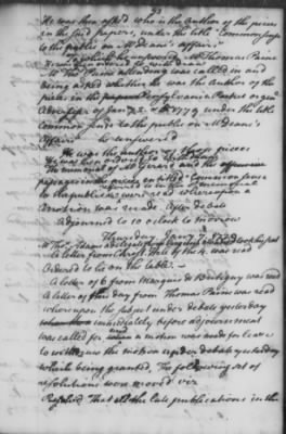 Rough Journals, 1774-89 > Dec 8, 1778 - Feb 24, 1779 (Vol 20)