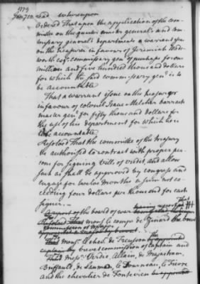 Rough Journals, 1774-89 > Dec 8, 1778 - Feb 24, 1779 (Vol 20)