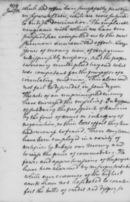 Rough Journals, 1774-89 > Dec 8, 1778 - Feb 24, 1779 (Vol 20)