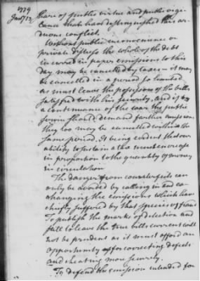 Rough Journals, 1774-89 > Dec 8, 1778 - Feb 24, 1779 (Vol 20)