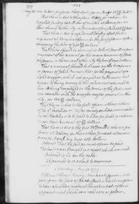 Thumbnail for Transcript Journals, 1775-79 > May 14, 1776-Sept. 2, 1777 (Vol 6)