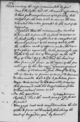 Rough Journals, 1774-89 > Dec 8, 1778 - Feb 24, 1779 (Vol 20)