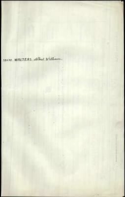 Thumbnail for Walters > Walters, Albert William (32528)