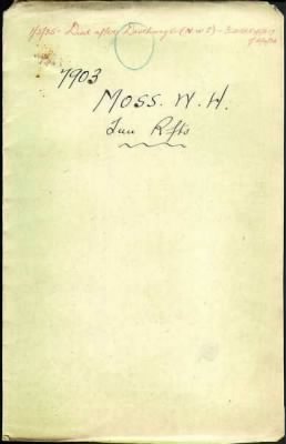 Thumbnail for Moss > Moss, William Henry (7903)