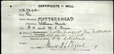 Thumbnail for Mottershead > Mottershead, William Mark (3182)