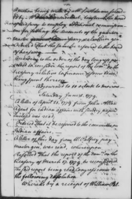 Rough Journals, 1774-89 > Apr 28 - July 6, 1779 (Vol 22)