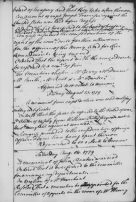 Rough Journals, 1774-89 > July 7 - Nov 8, 1779 (Vol 23)