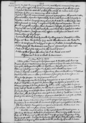 Thumbnail for Transcript Journals, 1775-79 > Sept. 3, 1777-Jan. 20, 1779 (Vol 7)