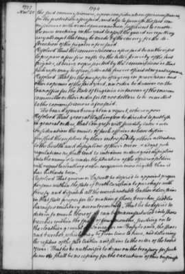 Thumbnail for Transcript Journals, 1775-79 > Sept. 3, 1777-Jan. 20, 1779 (Vol 7)