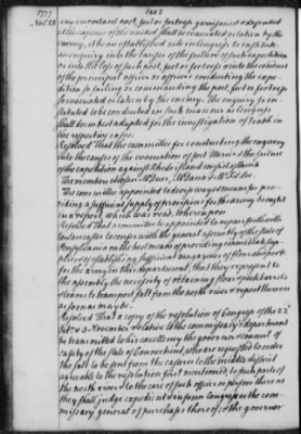 Transcript Journals, 1775-79 > Sept. 3, 1777-Jan. 20, 1779 (Vol 7)