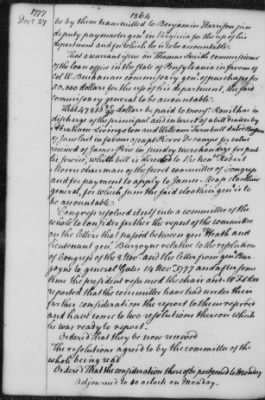 Thumbnail for Transcript Journals, 1775-79 > Sept. 3, 1777-Jan. 20, 1779 (Vol 7)