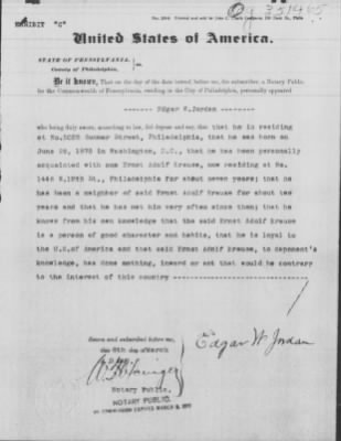 Old German Files, 1909-21 > Edgar W. Jordan (#8000-351465)