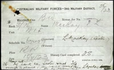 Thumbnail for Mackay > Mackay, Frances Lillian (371a)