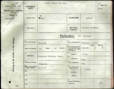 Thumbnail for Mackay > Mackay, William Stewart (7509)