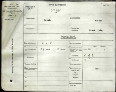Thumbnail for Mackay > Mackay, Frank Islay (660)