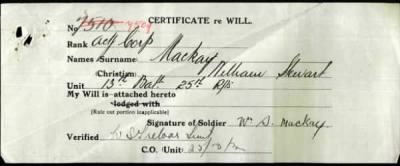 Thumbnail for Mackay > Mackay, William Stewart (7509)