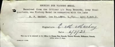 Thumbnail for Mackay > Mackay, Norman Finlay (12341)