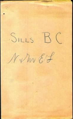 Thumbnail for Sills > Sills, Bertie Charles (503)